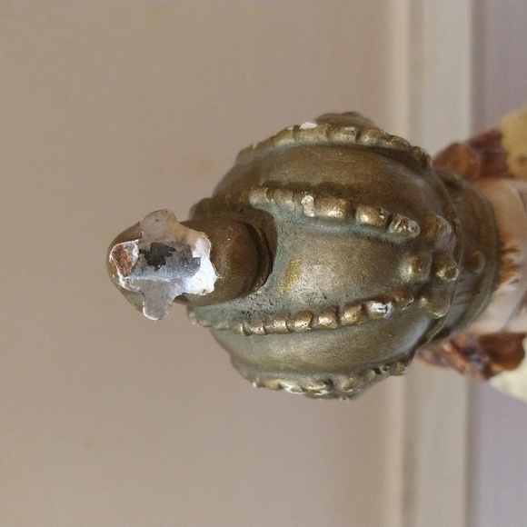 Vintage 9" Infant Of Prague Chalkware Figure - Picture 4 of 6